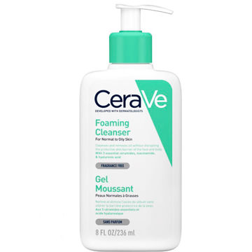 فوم شست و شوی صورت سراوی مناسب برای پوست نرمال تا چرب (CeraVe)