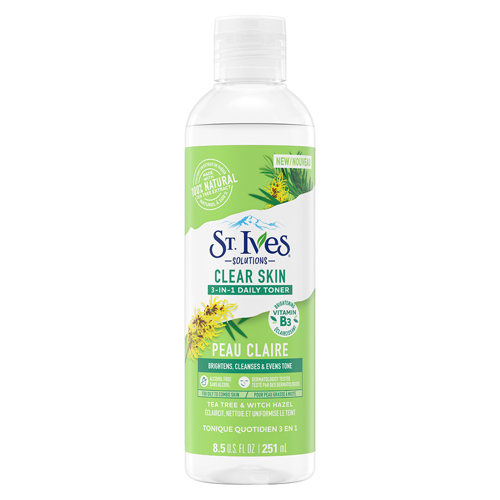 تونر ۳ در ۱ Clear Skin سینت ایوز (St.Ives)