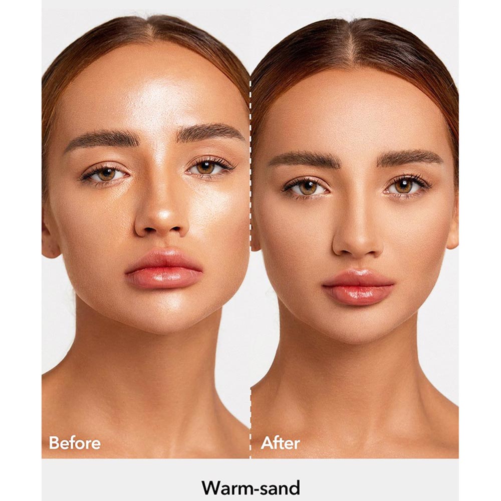 پودر کنترل چربی شیگلم(sheglam) رنگ warm sand