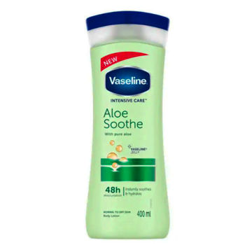 لوسیون بدن وازلین مدل Aloe Sooth حجم ۴۰۰ میلی لیتر (Vaseline)