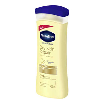 لوسیون بدن وازلین مدل Dry Skin Repair حجم ۴۰۰ میلی لیتر (Vaseline)