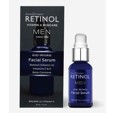سرم ضد چروک مردانه مدل anti-wrinkle facial Serum حجم 30 رتینول (Retinol)