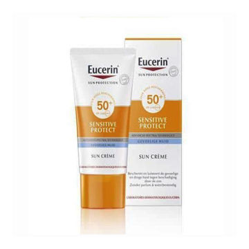 کرم ضد آفتاب اوسرین spf50 مناسب پوست خشک و حساس ( EUCERIN )