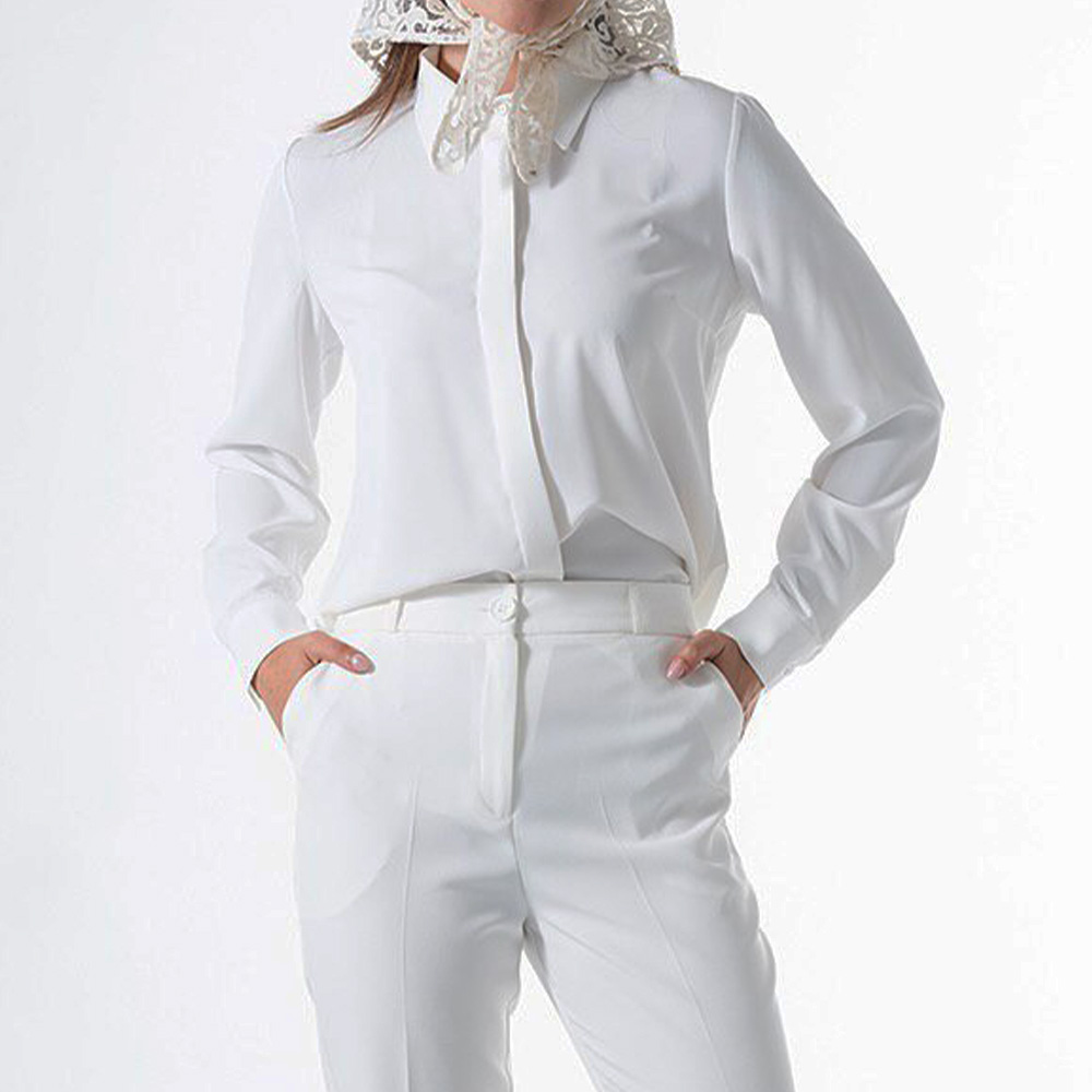شومیز زنانه بیسیک کرپ مردیس (Merdis) 2008
