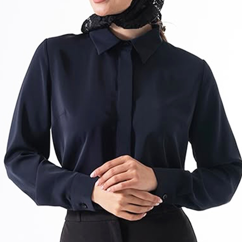 شومیز زنانه بیسیک کرپ مردیس (Merdis) 2008