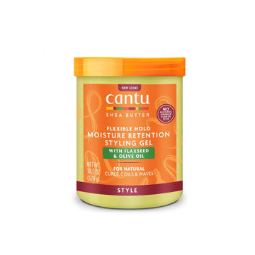ژل استایل و آبرسان موی فر کنتو مدل بذرکتان و زیتون (Cantu)