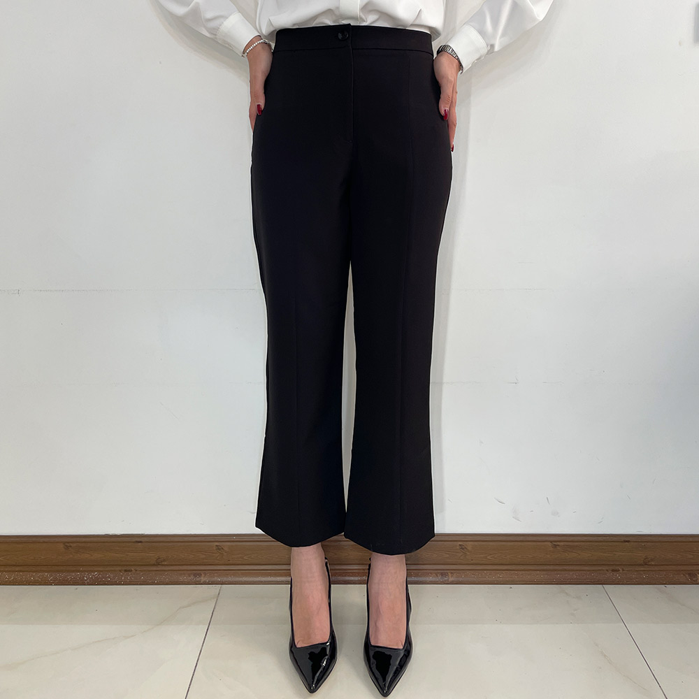 شلوار زنانه کرپ مشکی سالی (Sali) کد 6022