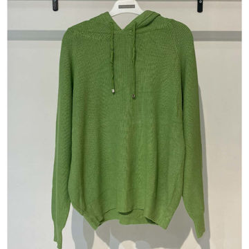 بافت زنانه کلاهدار سبز Fall 45