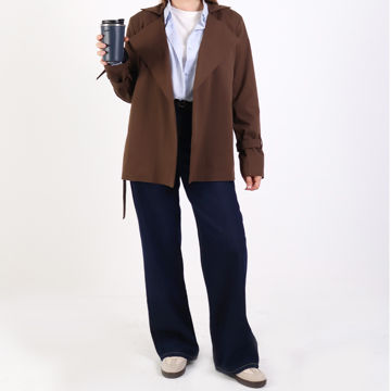 بارانی زنانه کوتاه زویا (Zuya) سین استایل