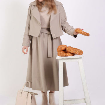 کت و دامن زنانه بارانی بارنس (Barnes) سین استایل