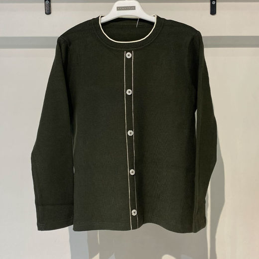 بافت زنانه یقه گرد سبز یشمی Fall 69