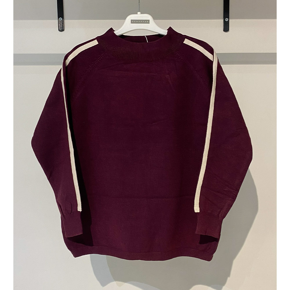 بافت زنانه بیسیک بادمجانی Fall 73