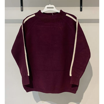 بافت زنانه بیسیک بادمجانی Fall 73