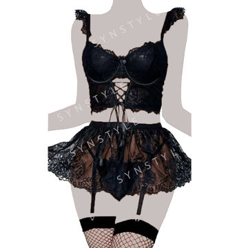 ست لباس زیر سه تکه فانتزی فریحا (Fariha)