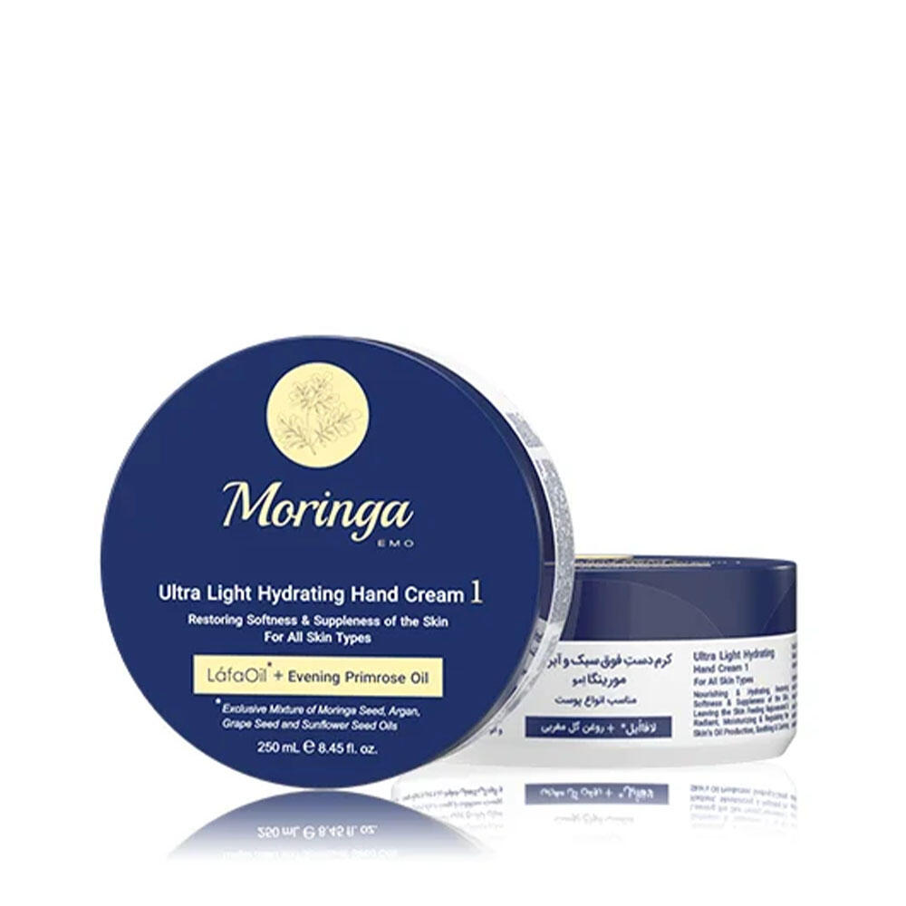 کرم دست فوق سبک و آبرسان کاسه ای 1 مورینگا ( Moringa )