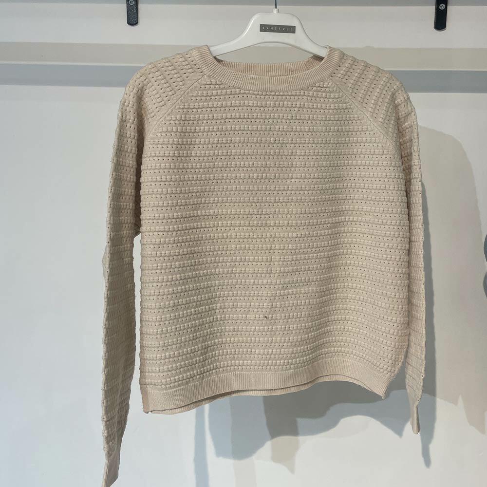 بافت زنانه یقه گرد استخوانی Fall 33