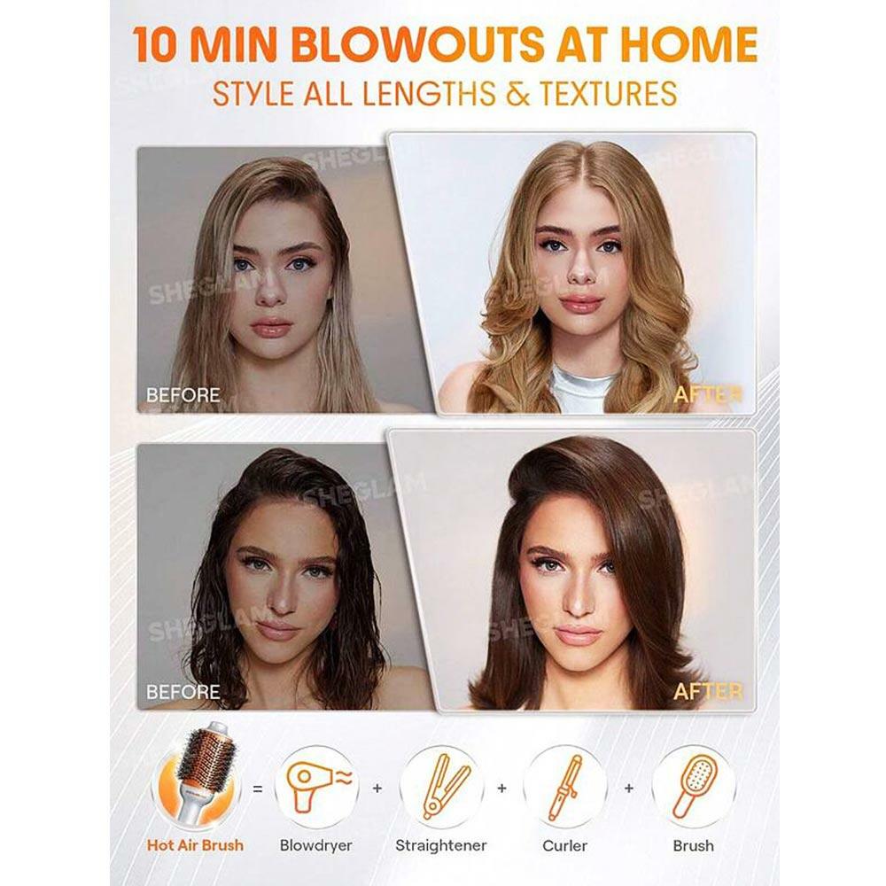 سشوار برس دار چند منظوره شیگلم (SHEGLAM)