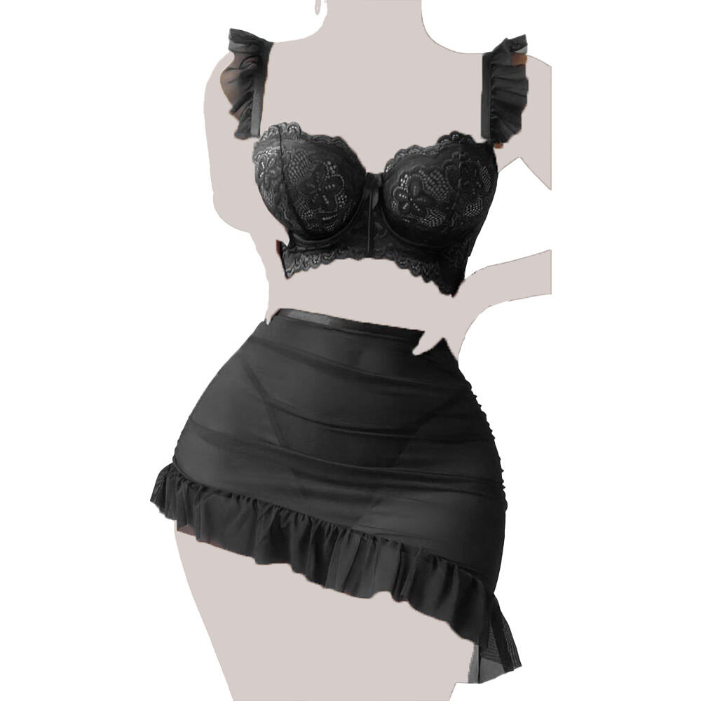 ست لباس زیر فانتزی زنانه فنردار هلیوم (Heliom)