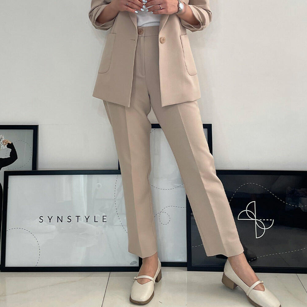 شلوار زنانه فیت راسته کلودیا (Claudia) کد 6063