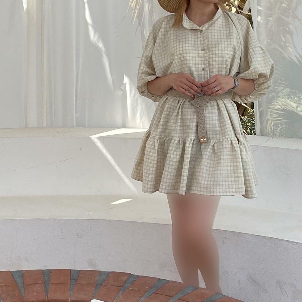 پیراهن زنانه عروسکی کوتاه رستا (Rasta) سین استایل