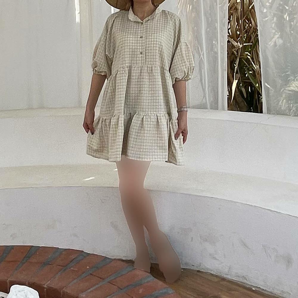 پیراهن زنانه عروسکی کوتاه رستا (Rasta) سین استایل