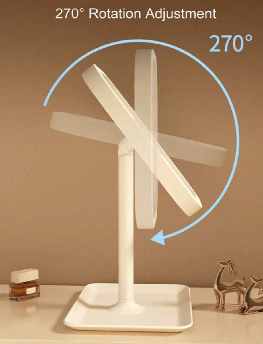 آینه ارایشی LED رومیزی شین (SHEIN)