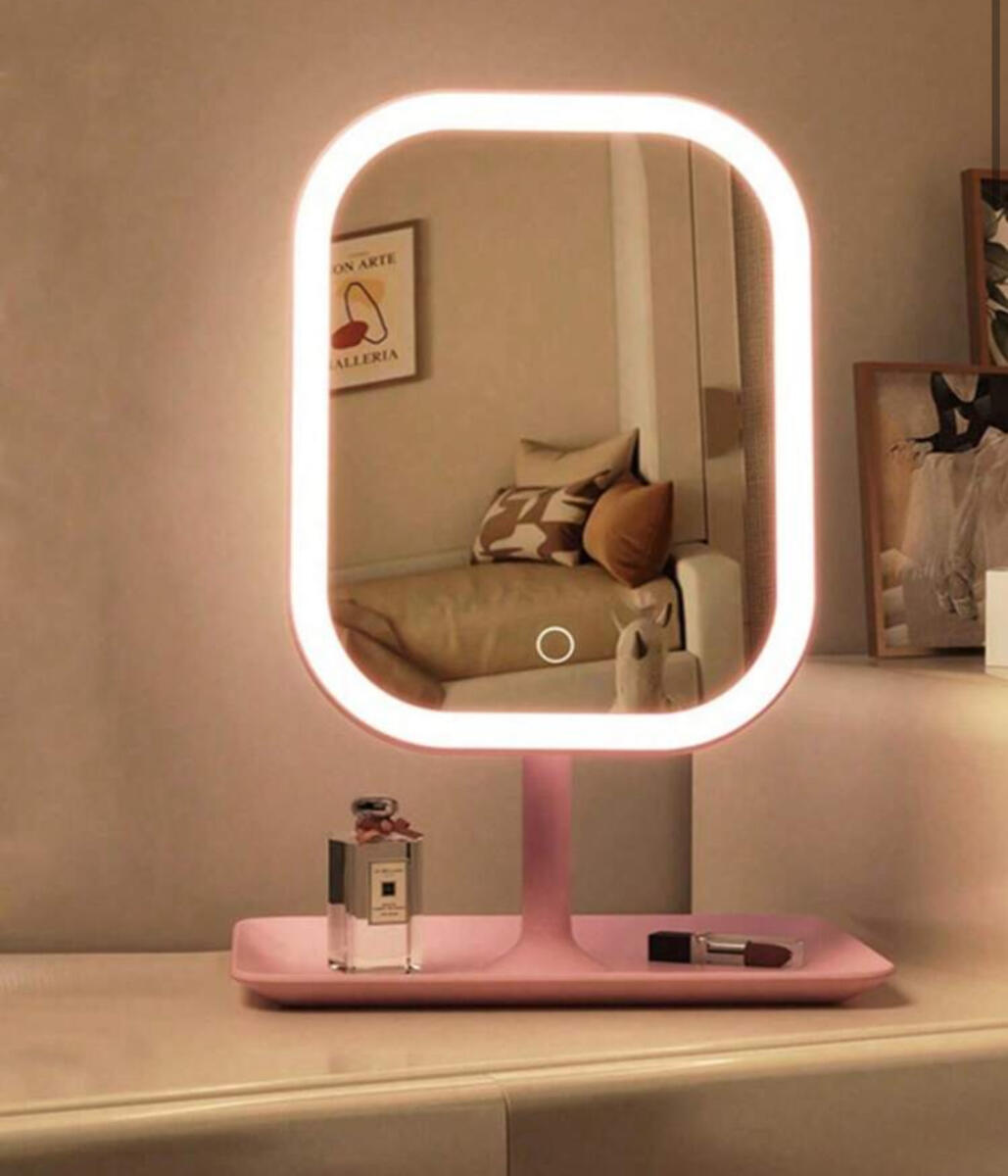 آینه ارایشی LED رومیزی شین (SHEIN)