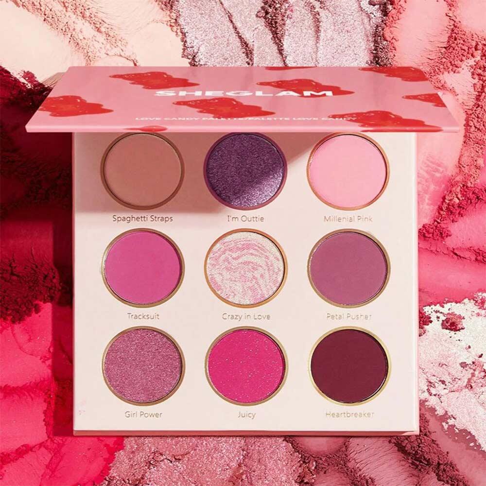 پالت سایه 9 رنگ مدل LOVE CANDY شیگلم (SHEGLAM)