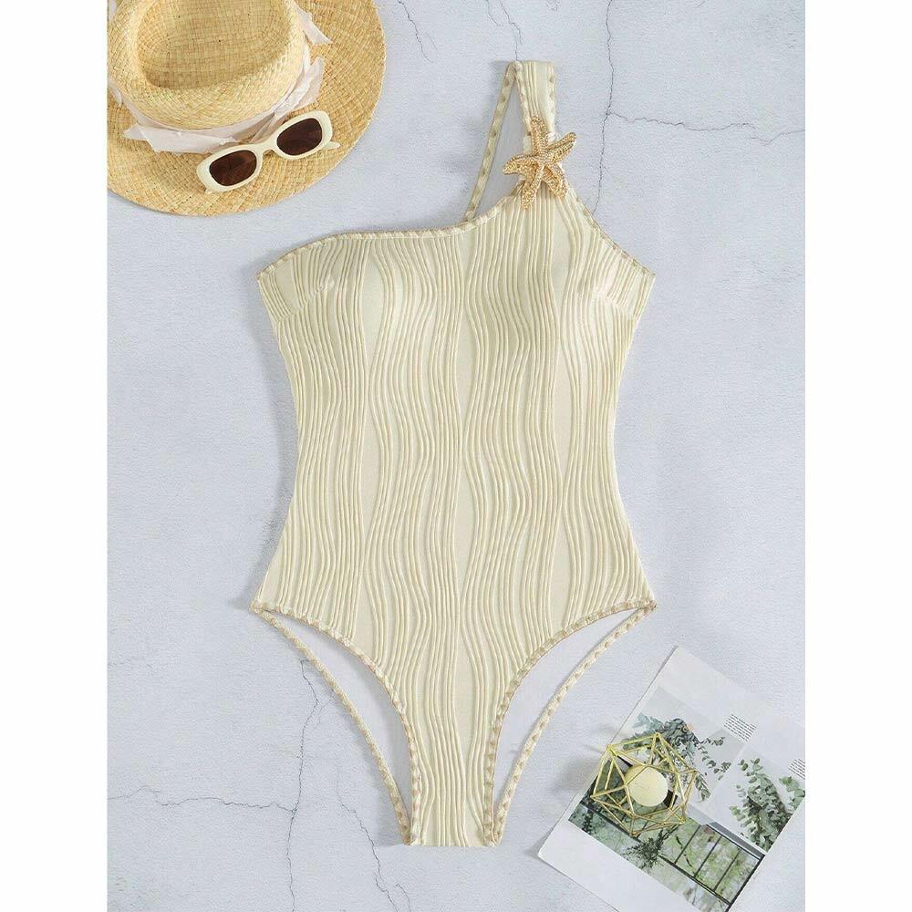 مایو زنانه یک تکه ویوی (Wavy) برند شین Shein