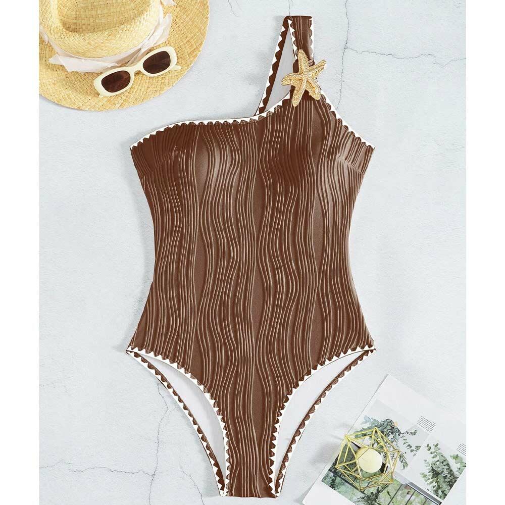 مایو زنانه یک تکه ویوی (Wavy) برند شین Shein