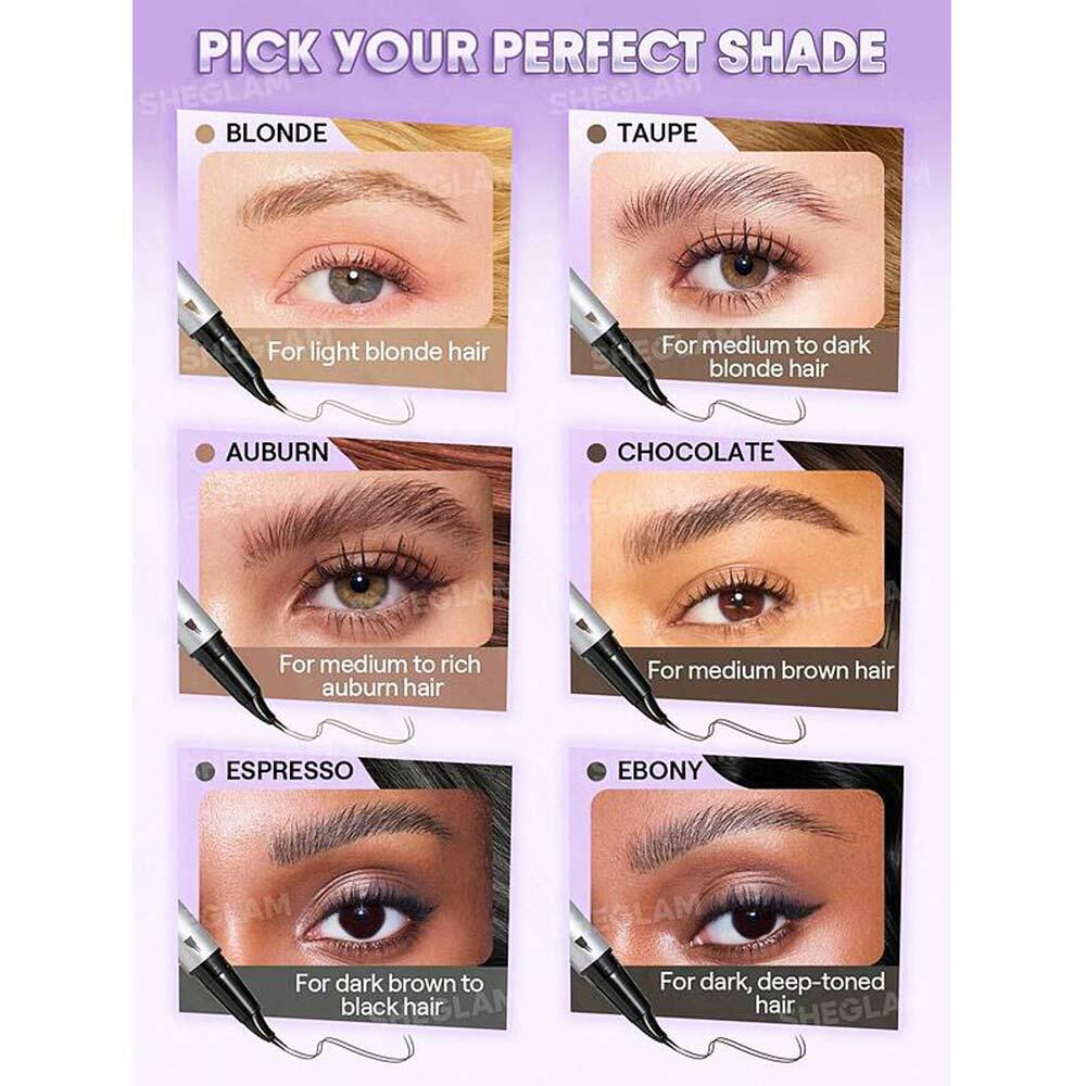 هاشور و لمینت دوسر ابرو شیگلم  (Sheglam)