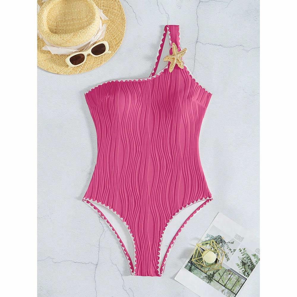 مایو زنانه یک تکه ویوی (Wavy) برند شین Shein