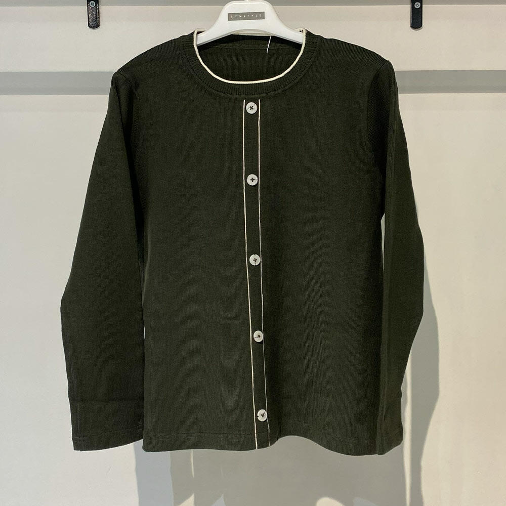 بافت زنانه یقه گرد سبز یشمی Fall 69