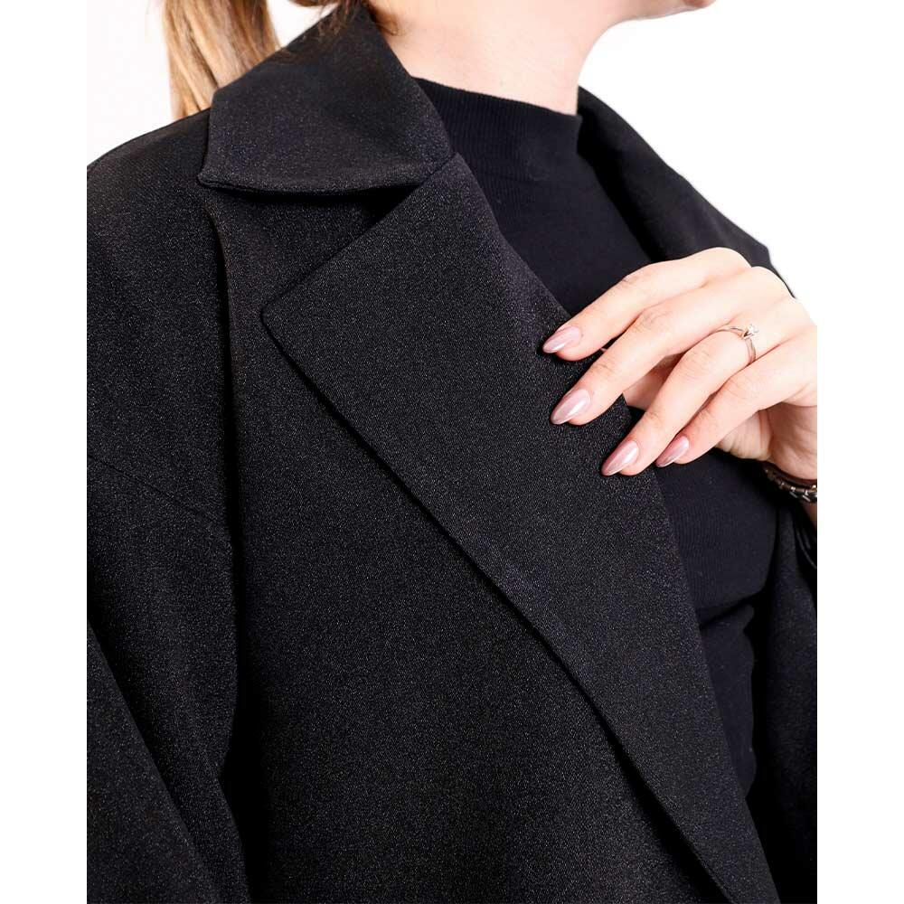 کت کوتاه زنانه پاییزه مشکی دایموند (Diamond) سین استایل