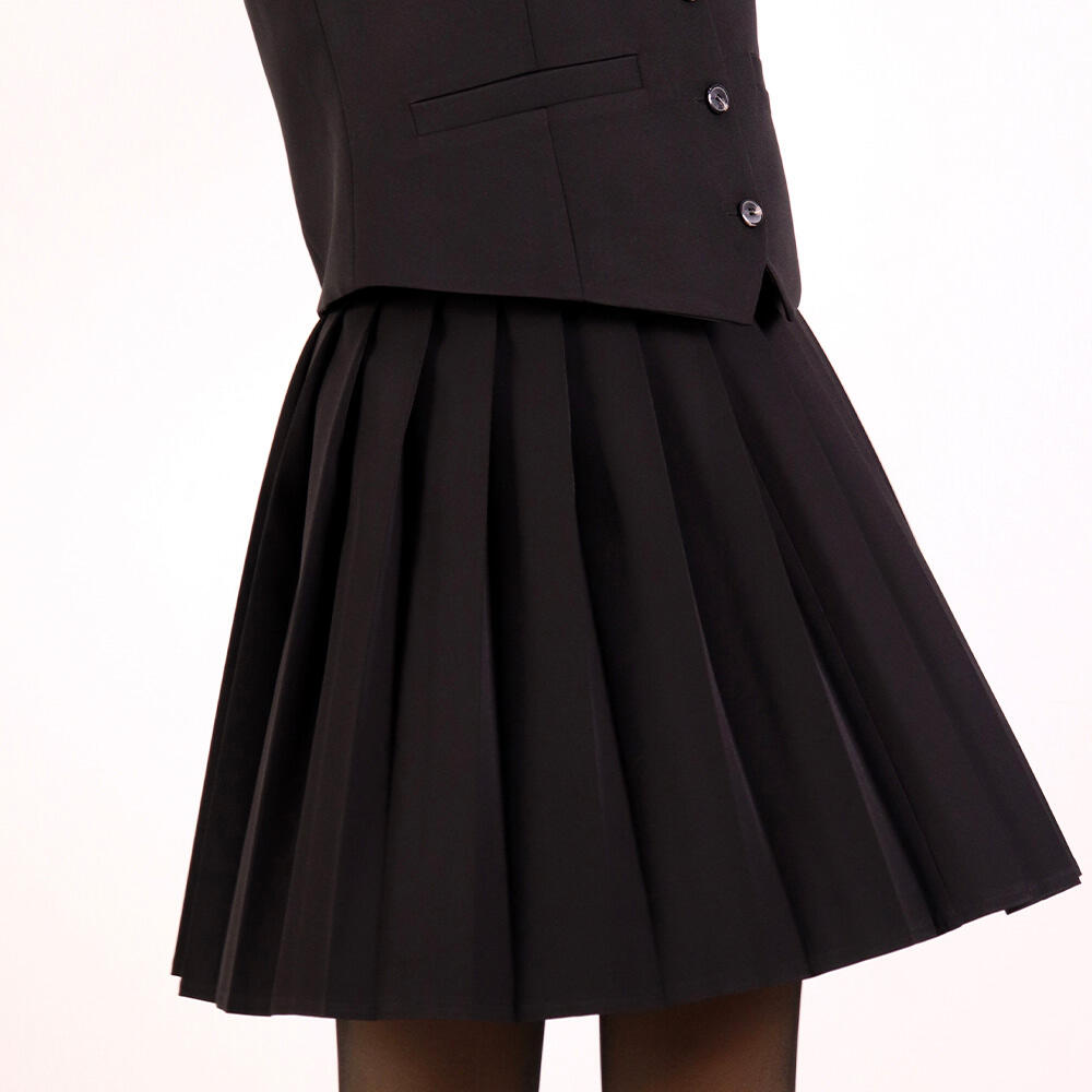 دامن پلیسه کرپ زنانه هرمس (Hermes) سین استایل