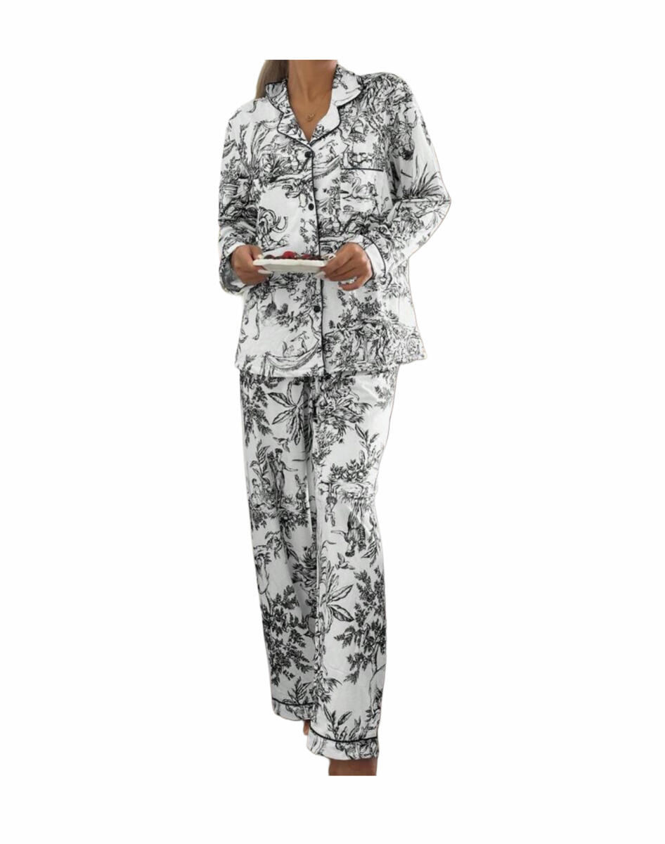 ست لباس خواب طرح دیور (Dior) شین