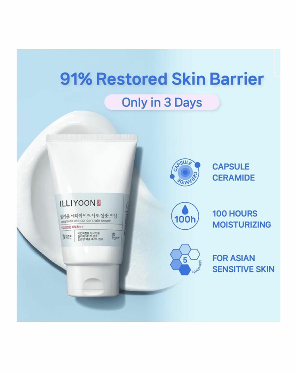 کرم مرطوب کننده حاوی سراماید ایلیون (Illiyoon)
