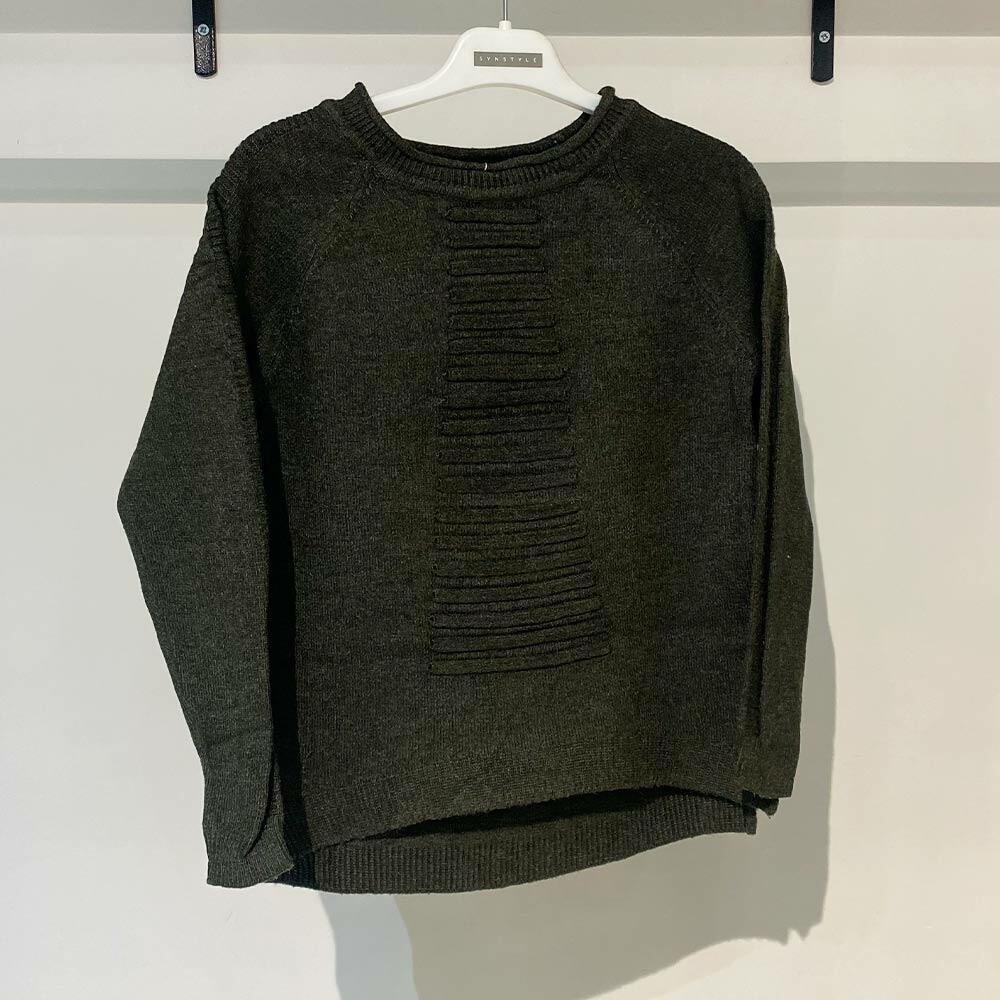 بافت زنانه آستین رگلان یشمی Fall 49