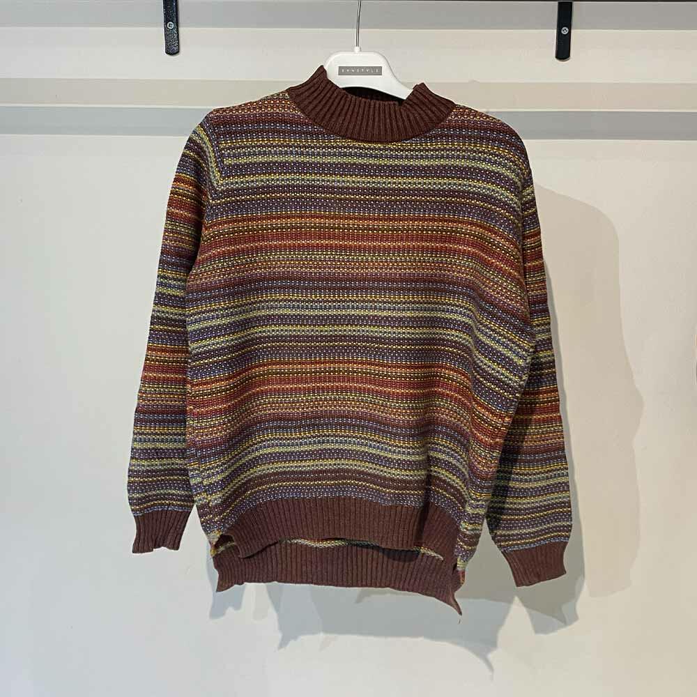 بافت زنانه راه راه رنگی Fall 24