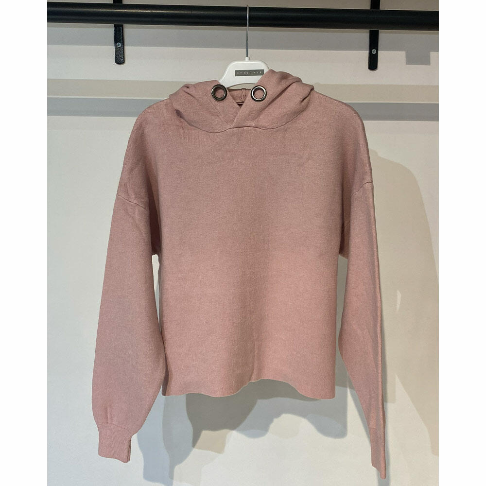 بافت زنانه کلاه دار صورتی Fall 22