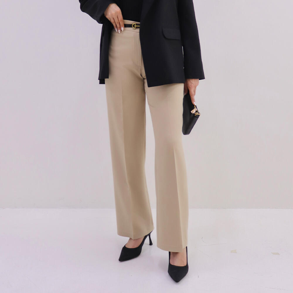 شلوار زنانه ی کرپ راسته ی ماتیلدا (Matilda) سین استایل