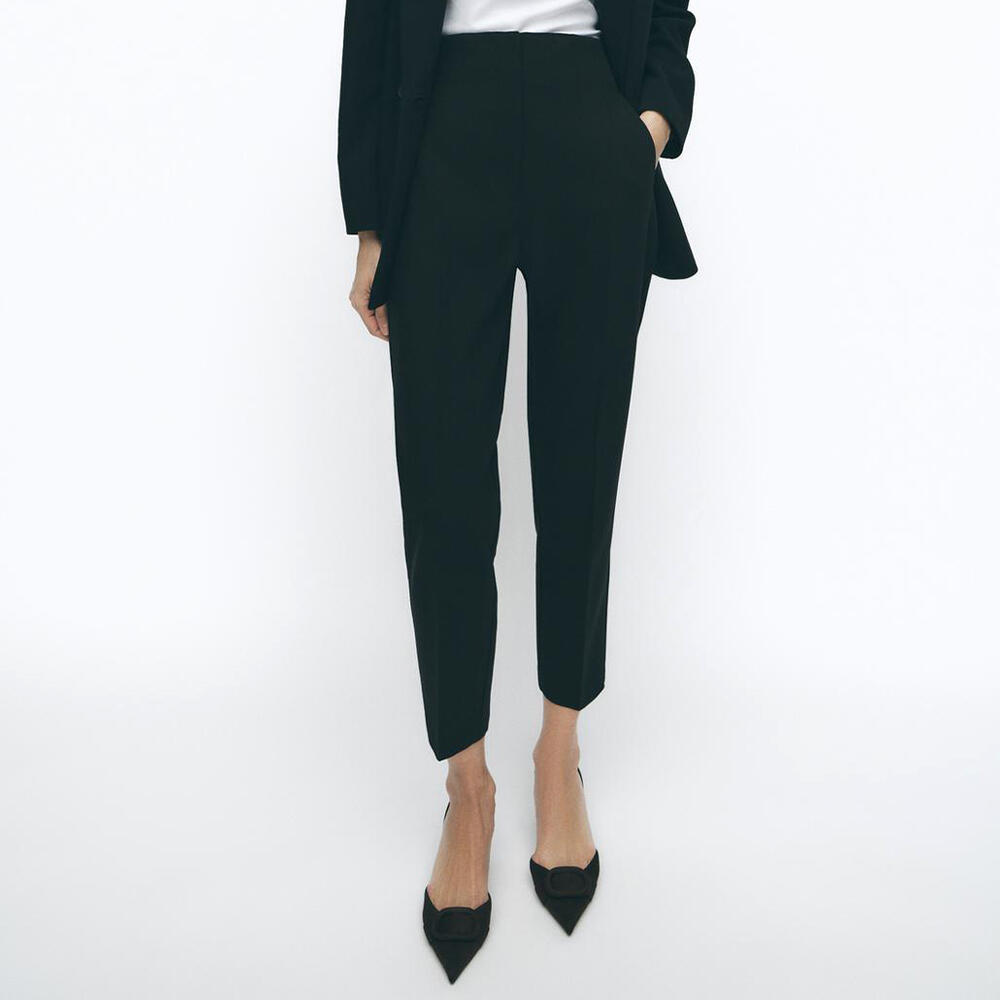 شلوار زنانه ی کرپ پائولا (Paula) سین استایل کد 6129