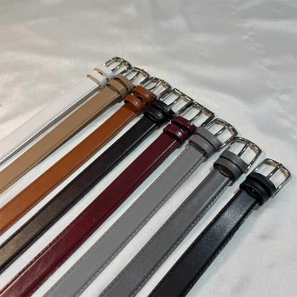 کمربند زنانه ی چرم دور دوخت دافنه(Daphne) سین استایل