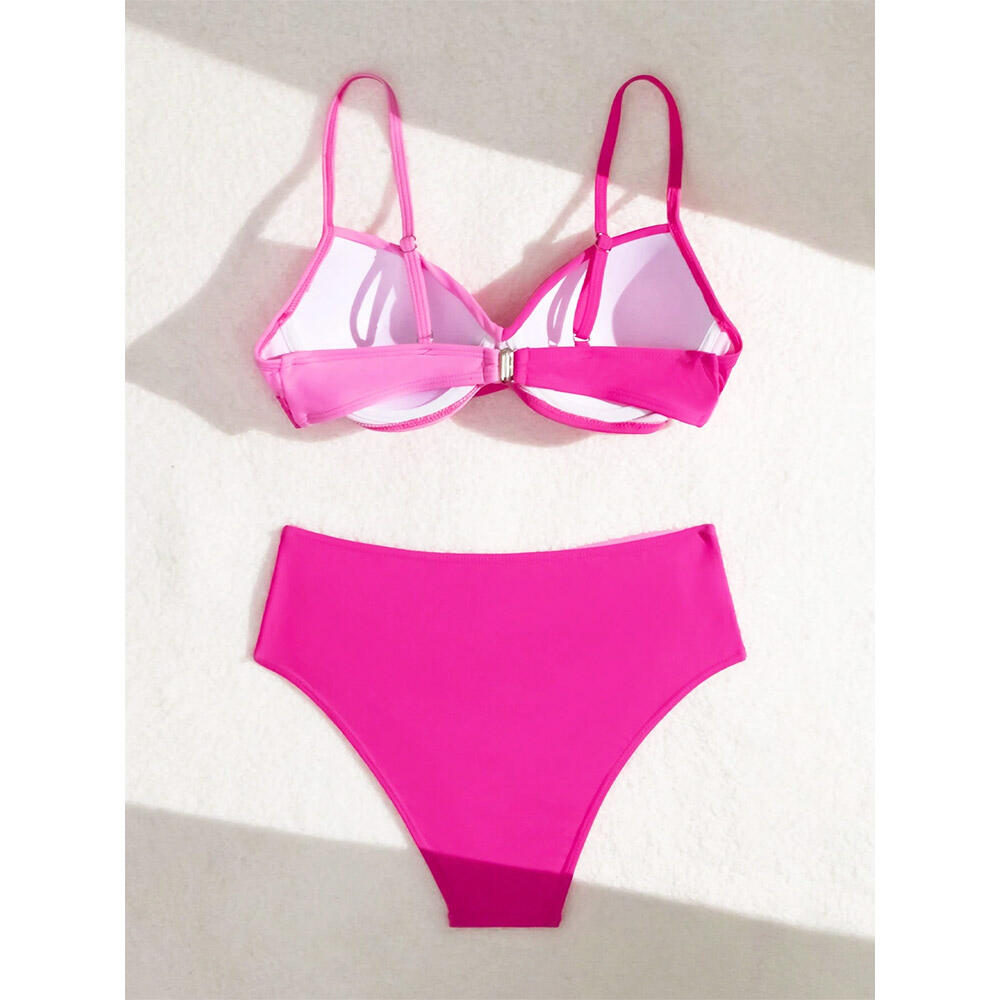 مایو زنانه دو تکه کاپدار تریک (Treak) برند شین Shein