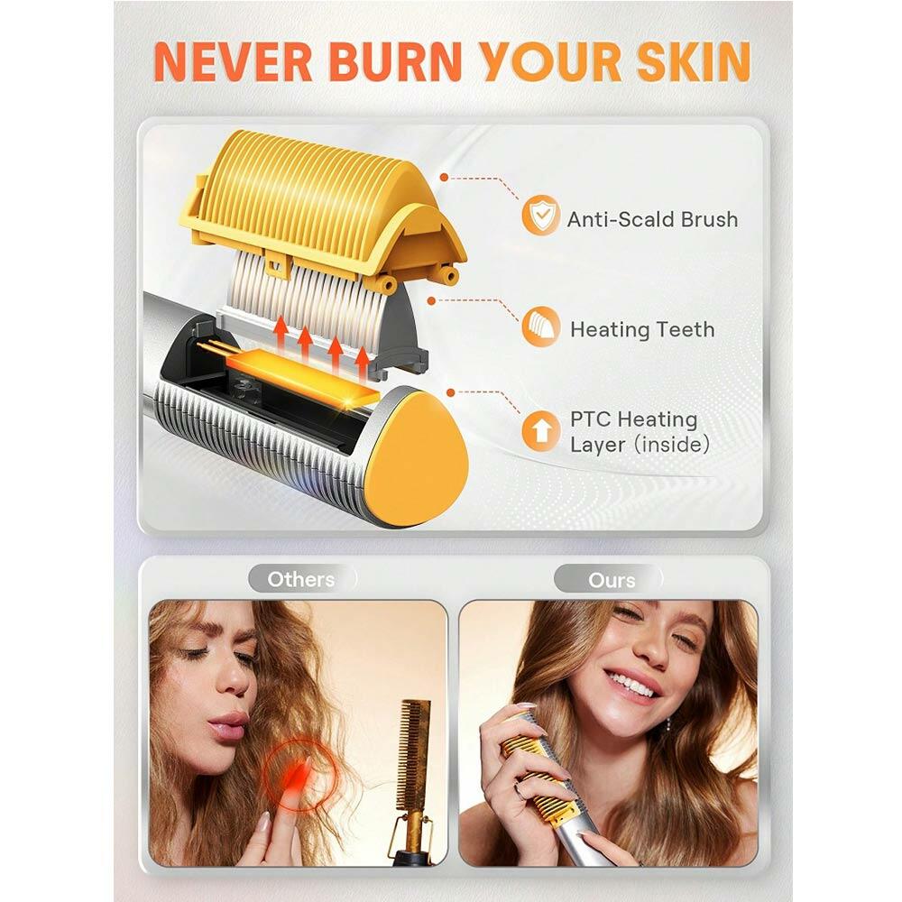 برس حرارتی صاف کننده مو سه بعدی شیگلم (SHEGLAM)