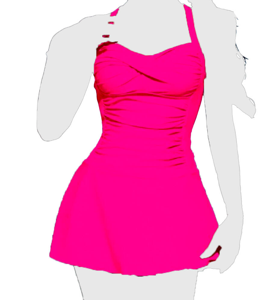 مایو زنانه دو تیکه دامن دار کنی (kenny) از برند شین (shein)