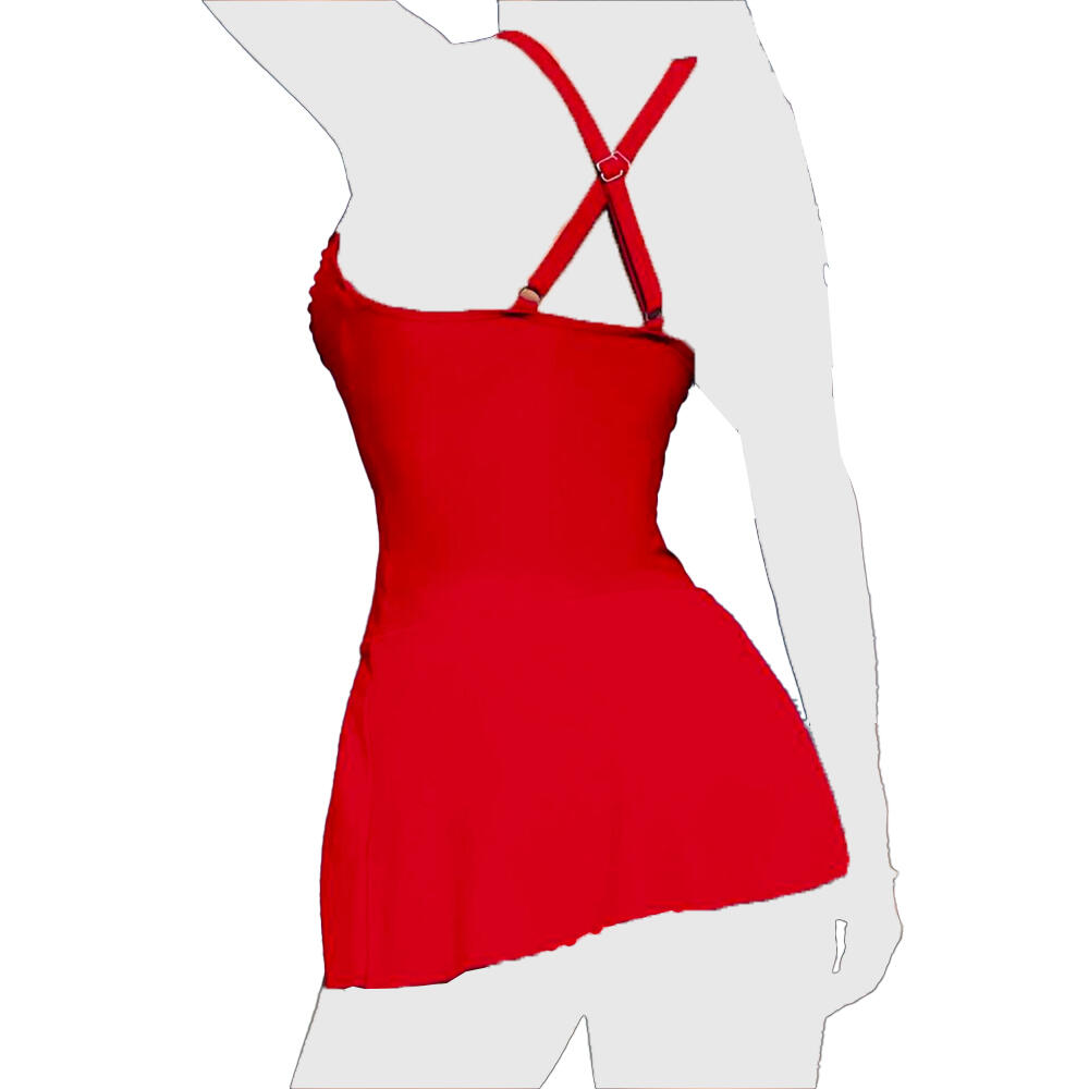 مایو زنانه دو تیکه دامن دار کنی (kenny) از برند شین (shein)