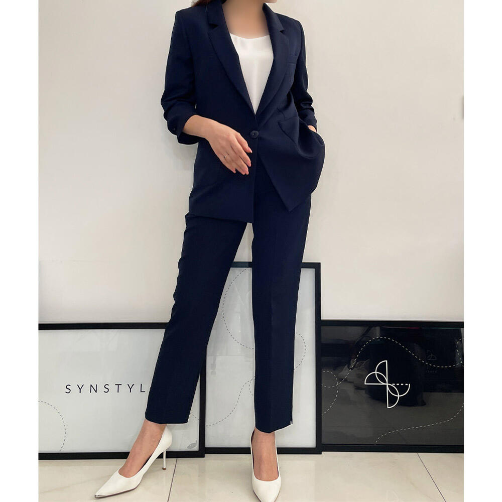 کت و شلوار زنانه کرپ کلودیا (Claudia) کد 5252