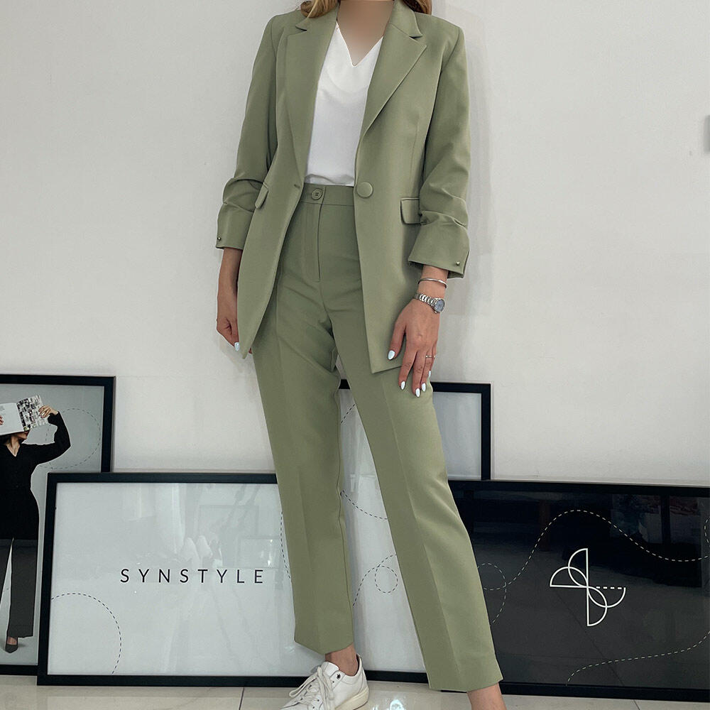 کت و شلوار زنانه کرپ استیفانو (Stefano) کد 5262