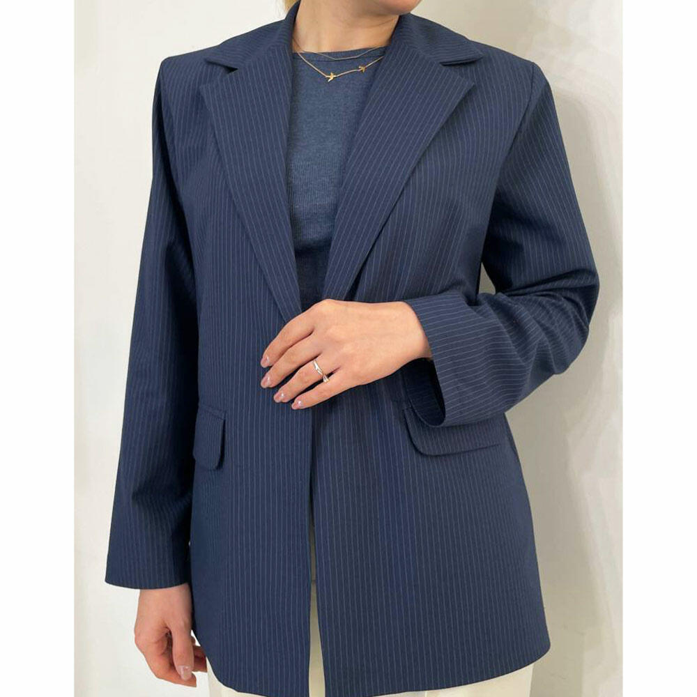 کت زنانه فاستونی سرمه‌ای اسکارلت (Scarlet) سین استایل